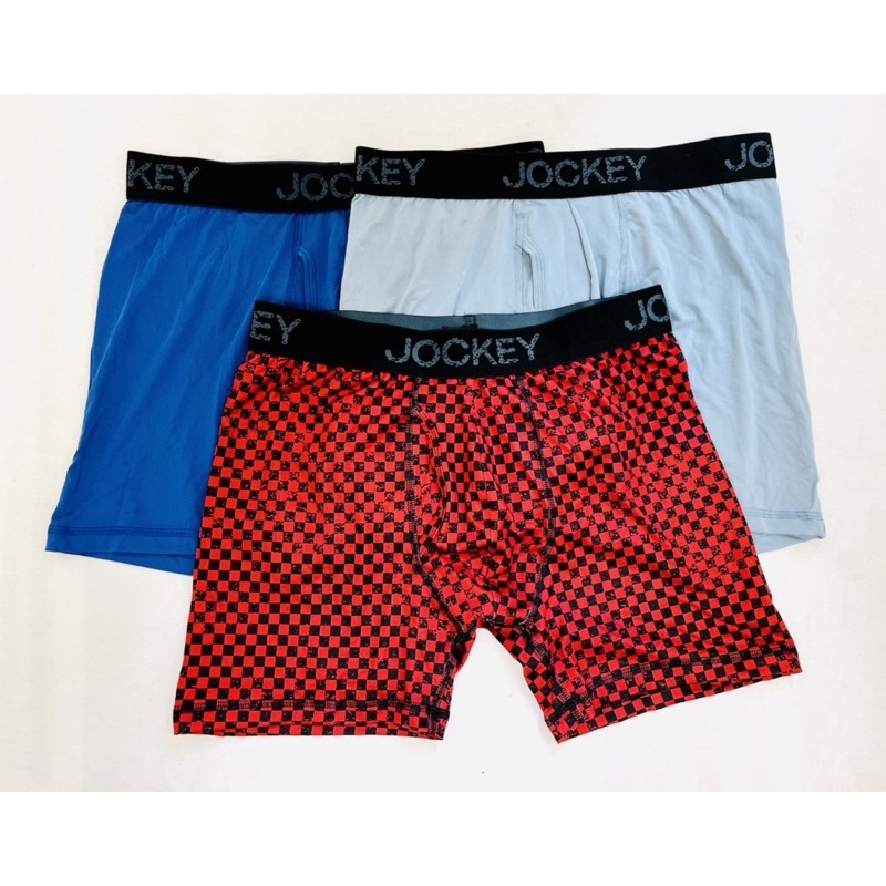 Combo 3-5-7 pcs quần lót boxer nam Jockey, chất liệu 90%polyester 10%spandex co giản 4 chiều,màu sắc đa dạng,thoáng mát