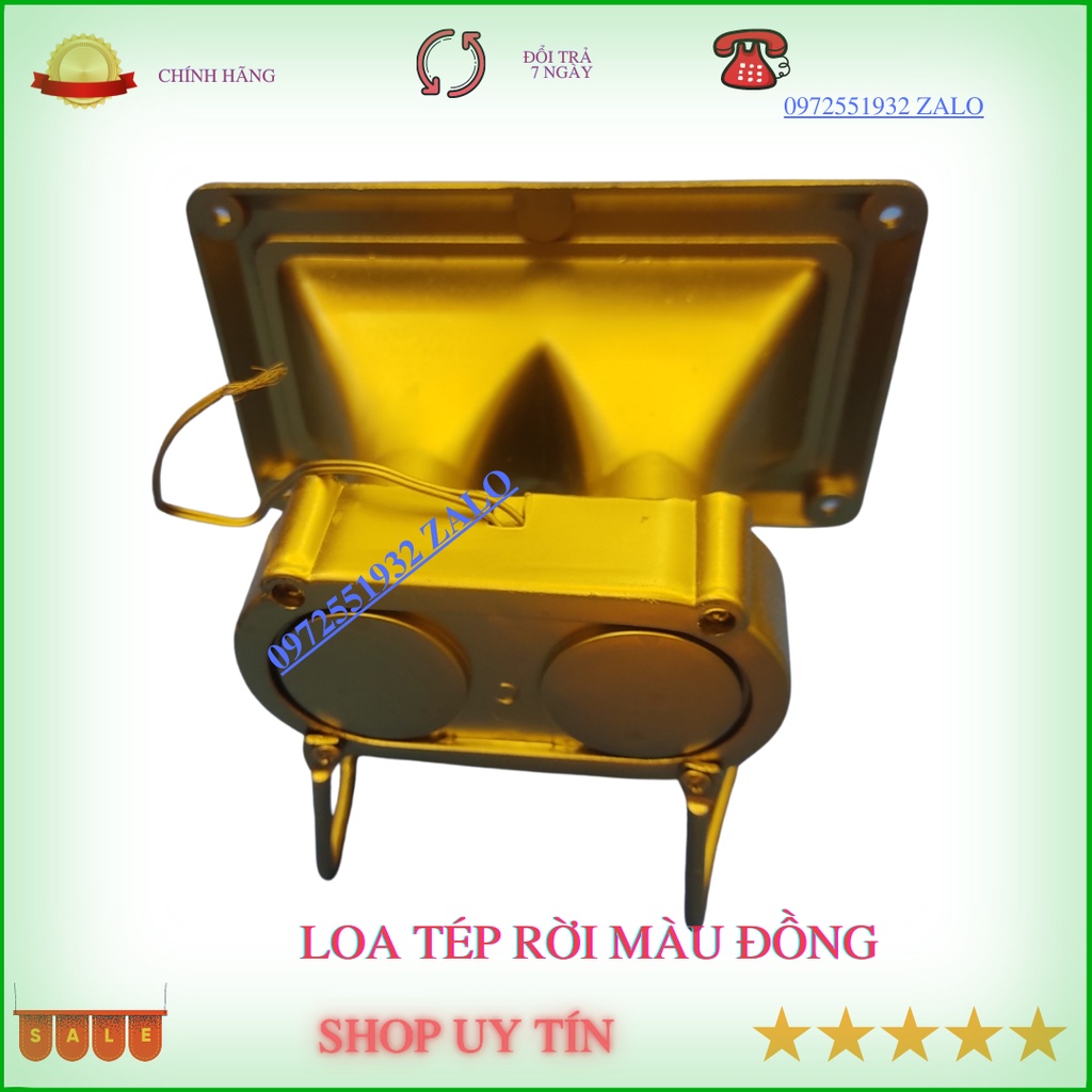 Đôi loa treble rời thạch anh màu đồng công suất 200w cho dàn âm thanh