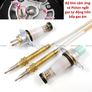 Bộ dây cảm biến nhiệt ngắt gas tự động + van điện từ - cảm ứng đóng mở gas trong bếp gas âm/dương