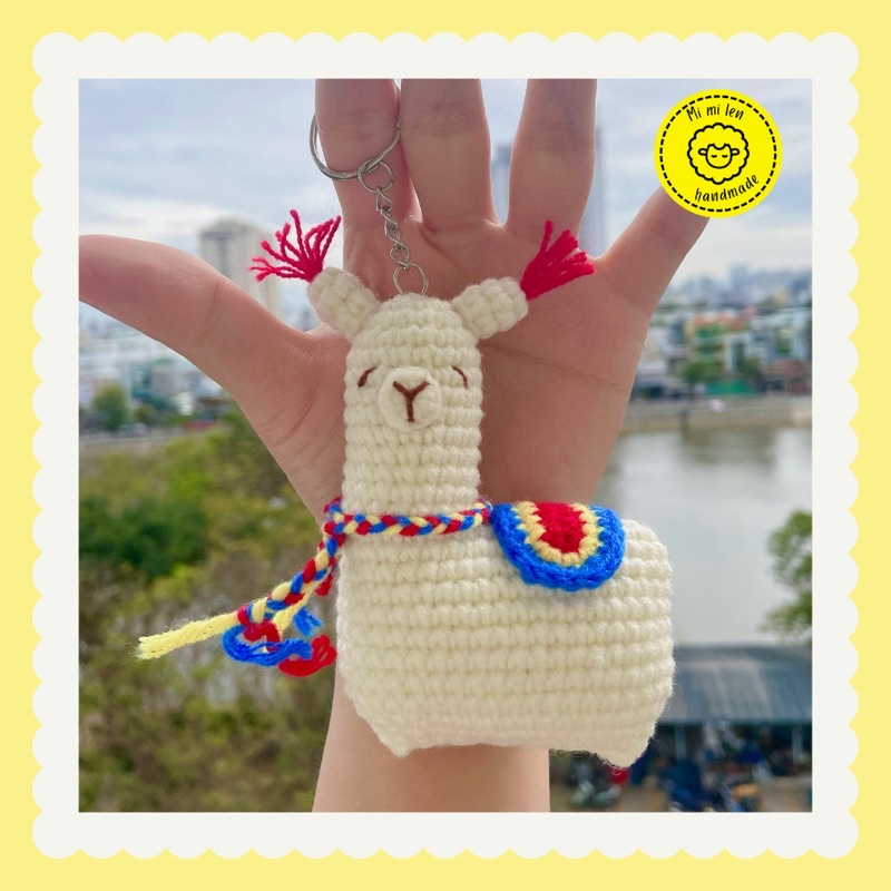 Móc khoá bé lạc đà cute, dễ thương