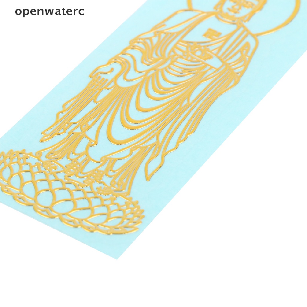 Miếng Dán Kim Loại In Hình Mặt Phật Thái Lan Giấu Khuôn Mặt Và Nana Trang Trí Xe Hơi / Laptop / Điện Thoại /