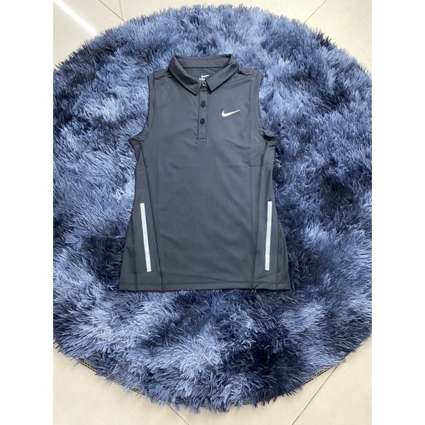 Áo sát nách có cổ nữ chơi thể thao gôn, tenit, cầu lông, bóng chuyền, đi chơi, đi làm