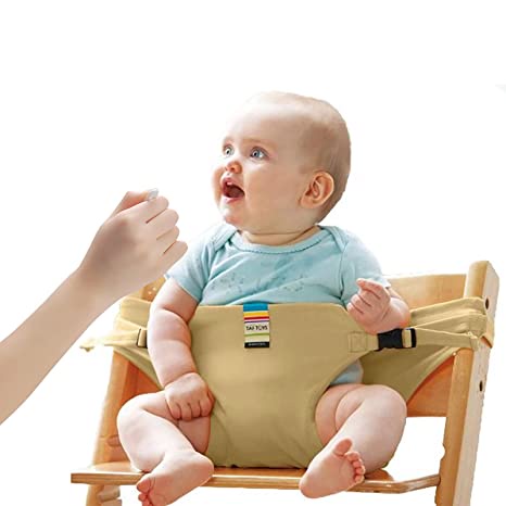 Ghế dây đai cho ghế cao Ghế an toàn cho bé bú có dây đeo, Đai dây đai tăng cường cho trẻ mới biết đi Dây đai ghế ăn di động cho du lịch Nhà hàng tại nhà Mua sắm