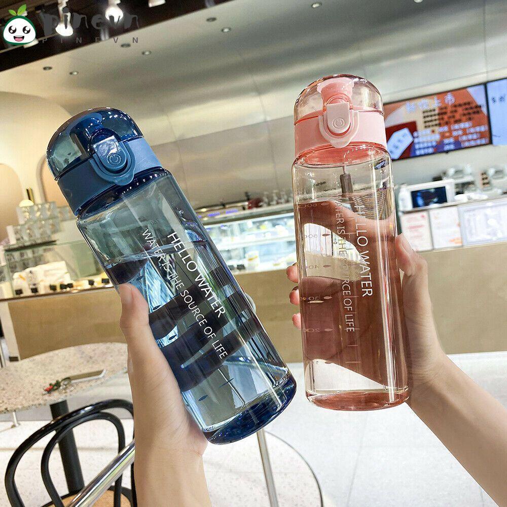 780ml Sports Transparent / Frosted Water Bottle Portable Gym Travel Clear Leakproof Drinking Bottle