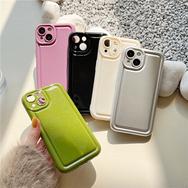 Ốp Điện Thoại TPU Mềm Đệm Khí Chống Bụi Thời Trang Cho IPhone 14 13 12 11 Pro Max X XS XR 8 7 Plus