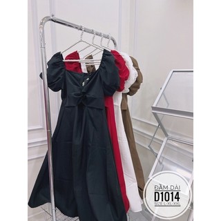 BIGSIZE Đầm dài xoắn ngực D1014