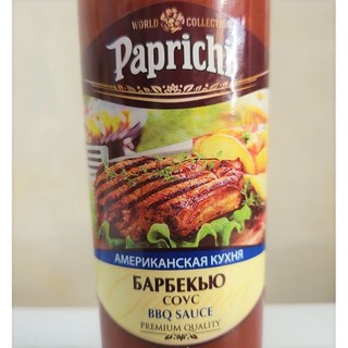 [Chai 320g] XỐT BBQ [Russia] PAPRICHI Barbecue Sauce