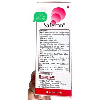 Saferon Bổ Máu Cho Cơ Thể Chai 100Ml