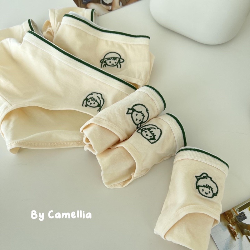 Quần lót cotton basic dễ thương- Quần lót cotton By Camellia QL25