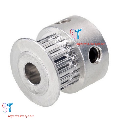 Pulley Bánh Răng Nhôm 3M20 20 Răng Bản Rộng Đai 11mm Trục 12mm