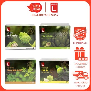 Trà Túi Lọc Chùm Ngây/Trà Khổ Qua/Mãng Cầu Xiêm/Atiso/Trà Ổi/Trà Nhàu Choice L Hộp 2Gx20 Gói