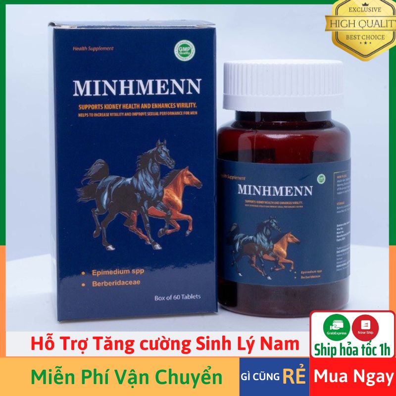 Viên Uống Minh Men Tăng Cường Sinh Lý Nam Giới, Hỗ Trợ Bổ Thận Kéo Dài Thời Gian Quan Hệ, Đảm Bảo An Toàn Sức Khỏe Bạn
