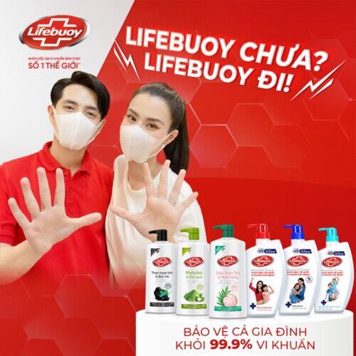 Sữa tắm Lifebuoy túi 800g