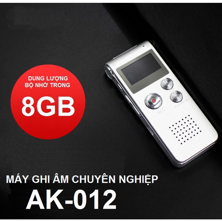 Máy ghi âm 8G16G, máy ghi âm di động, hỗ trợ tất cả các ngôn ngữ