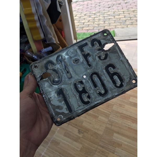 phục hồi biển số củ thành mới