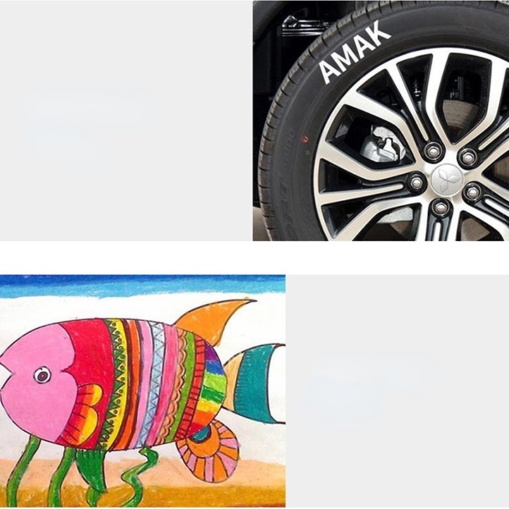 1 Bút Đánh Dấu Chống Thấm Nước Màu Trắng