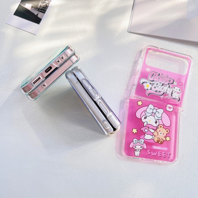 Ốp Điện Thoại Chống Sốc Hình Cinnamoroll Minions Cho Samsung Galaxy Z Flip 3 5G Flip 4