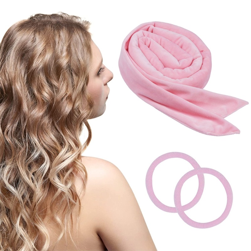 Bộ Băng Đô Và Dây Buộc Tóc Không Dùng Nhiệt Độ Ngủ Tiện Dụng