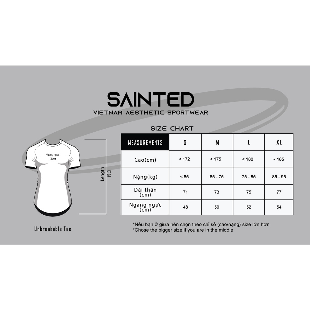 Áo thể thao tập gym form fit hiện đại Core Training Tee chất liệu co dãn cao cấp | SAINTED