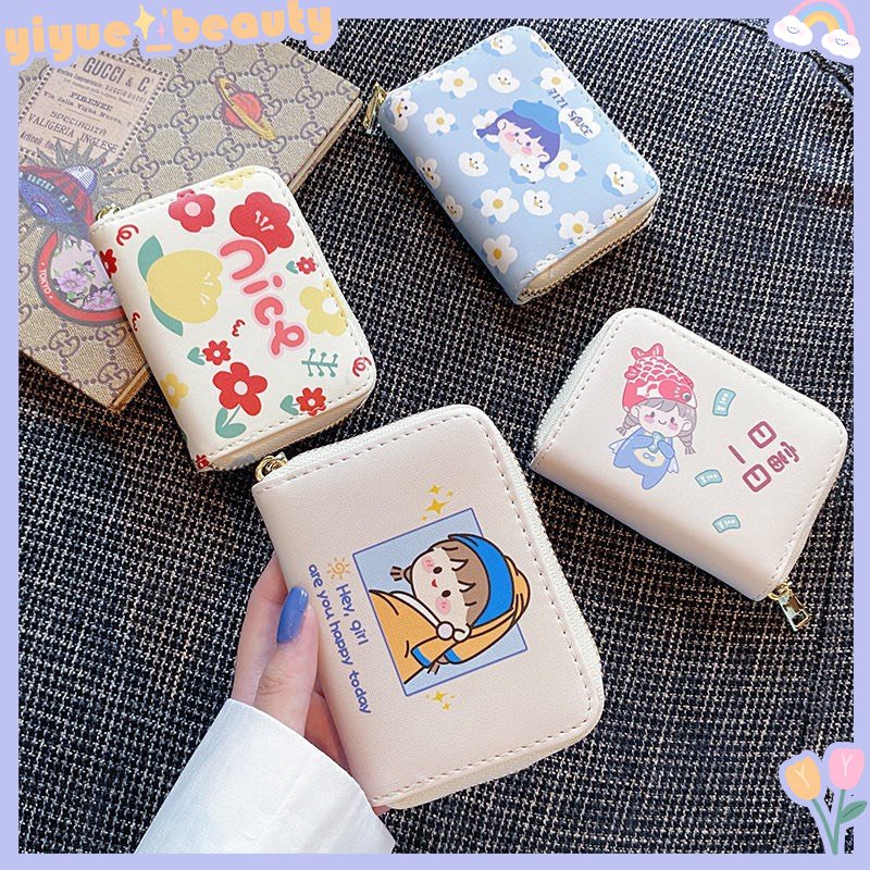 Ví Mini Đựng Tiền Xu Họa Tiết Hoạt Hình Dễ Thương Cho Nữ