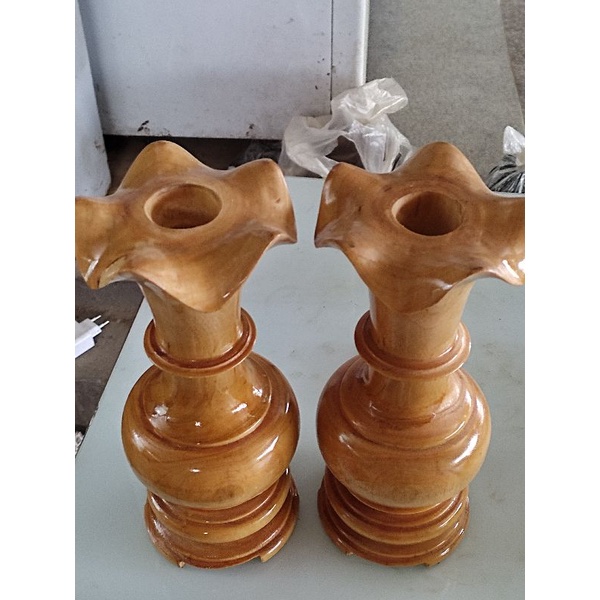 Lục Bình gỗ quế cắm Hoa khô