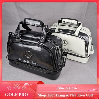 Túi đựng quần áo và giày golf bag Mercedes da PU Bóng chống bụi kháng nước đẳng cấp TD006