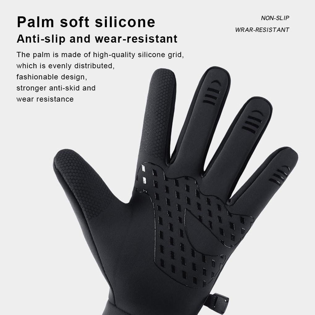 1 Đôi Găng Tay Giữ Ấm Cảm Ứng Thời Tiết Cho Nữ