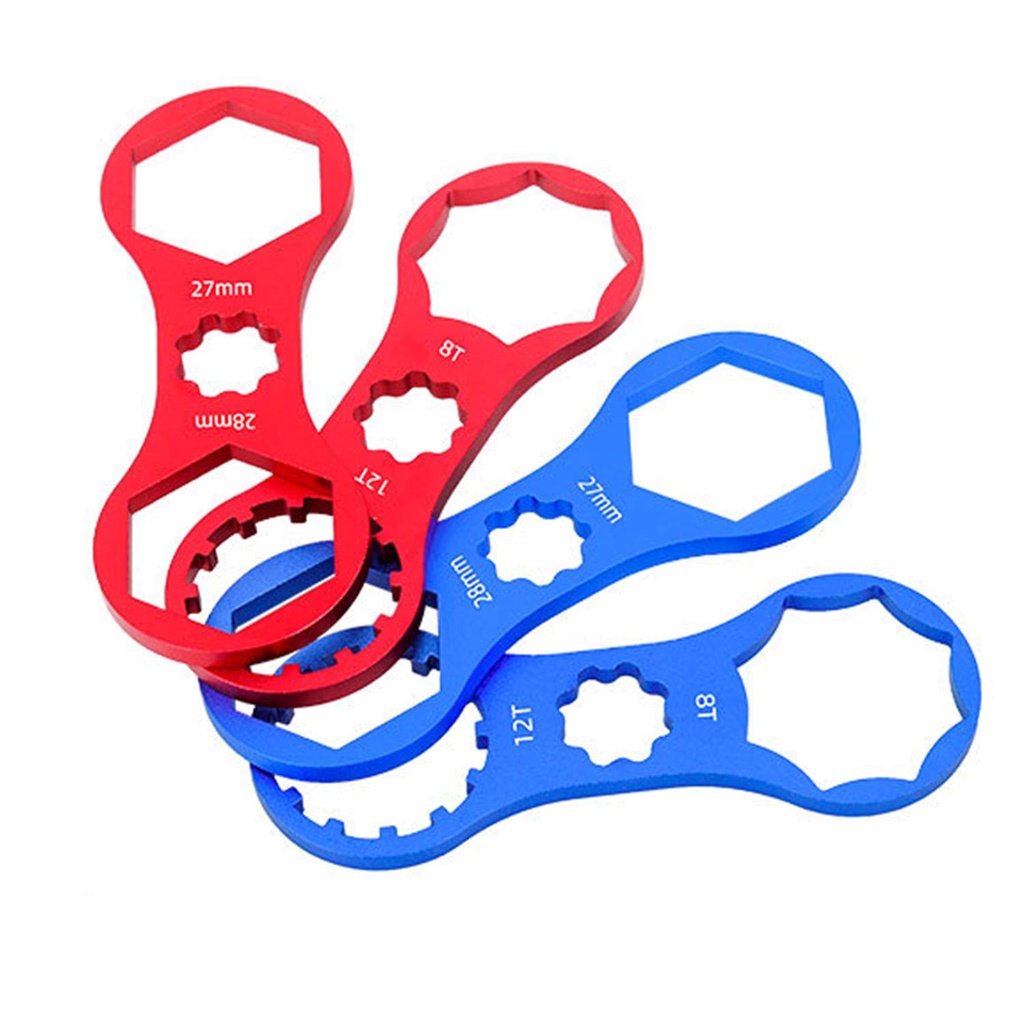 Cờ Lê Tháo Phuộc Trước Bằng Hợp Kim Nhôm Cho SUNTOUR XCM / XCR / XCT / RST B Red