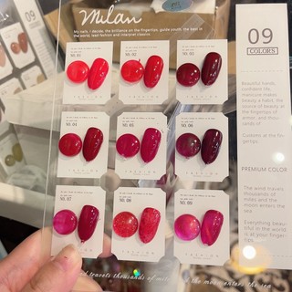 Móng trơn Mix màu - nailbox - móng thiết kế