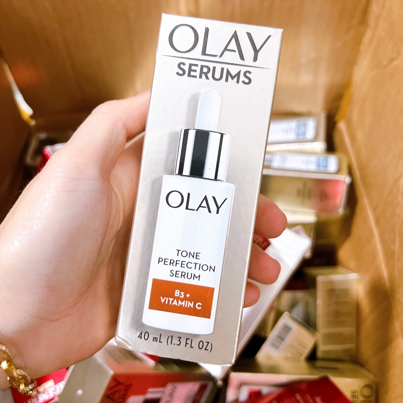 ( THANH LY) KEM VÀ SERUM OLAY TRẮNG DA HÀNG MỸ