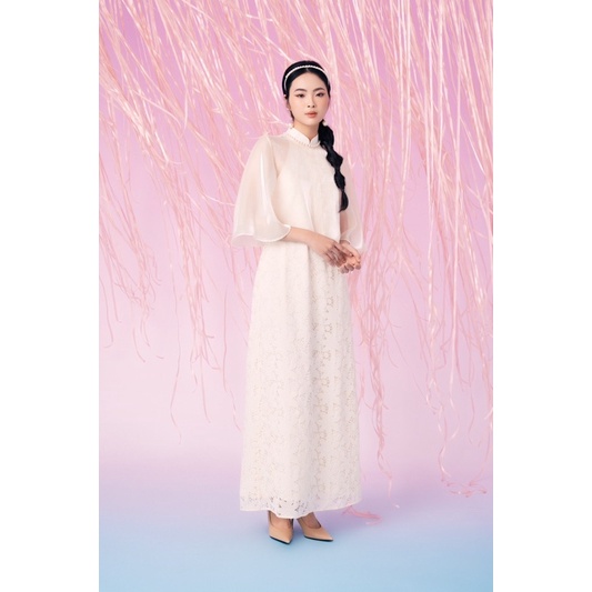 NUDIEYE - Đầm Fabienne Organza Top mixed with Long Floral Dress