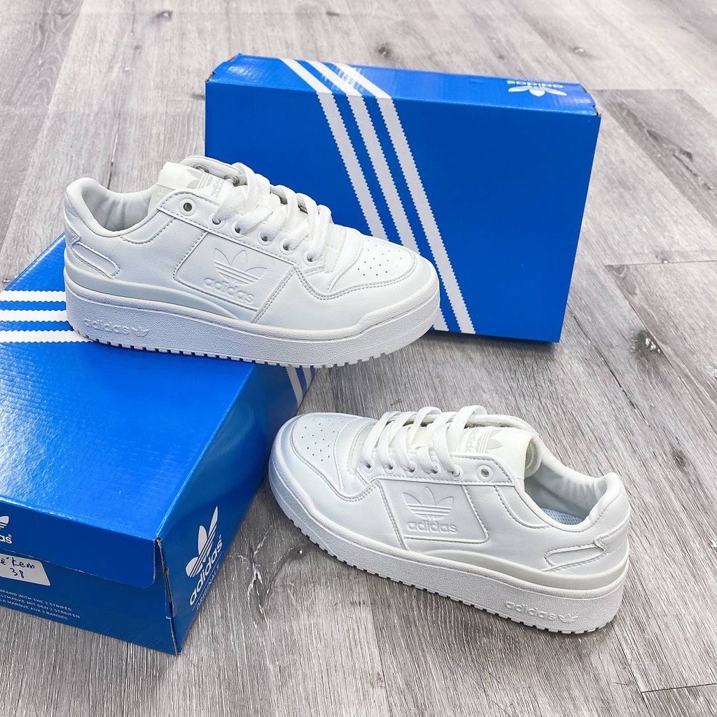 Giày thể thao das forum trắng full, giày sneaker das forum 84 trắng độn đế bản cao cấp ảnh thật