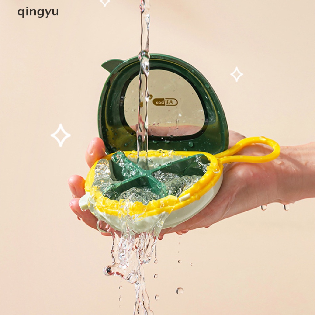 Hộp Đựng Thuốc 4 Ngăn Chống Nước Tiện Lợi Khi Đi Du Lịch