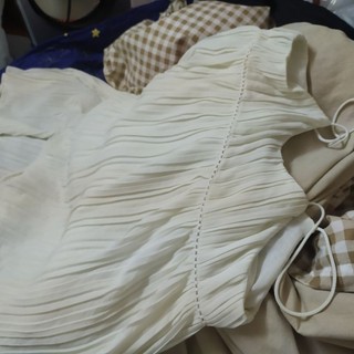Váy đầm maxi 2 dây dập li dáng dài