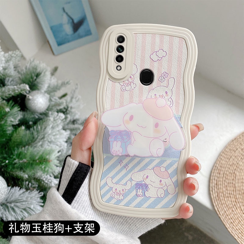 Ốp lưng OPPO A31 2020 ốp điện thoại oppo a31 Ốp Điện Thoại Dẻo Họa Tiết Hoạt Hình Dễ Thương Kèm Giá Đỡ Cho OPPO A83 A3S A12E A5 2020 A9 2020 A31