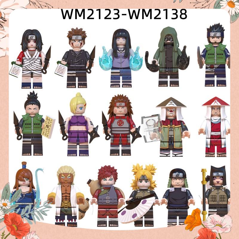 Đồ Chơi Lắp Ráp Minifigures Các Mẫu Nhân Vật Trong Naruto Hokage Làng Đội 10 Asuma Đội 8 Kurenai WM6110 WM6111