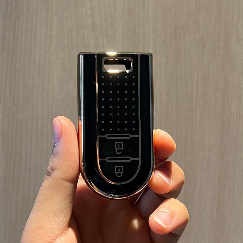 Bao Da, Ốp Bảo Vệ, Vỏ Bọc Chìa Khóa Chống Trầy Xước Cho Xe Toyota Rush, Wigo