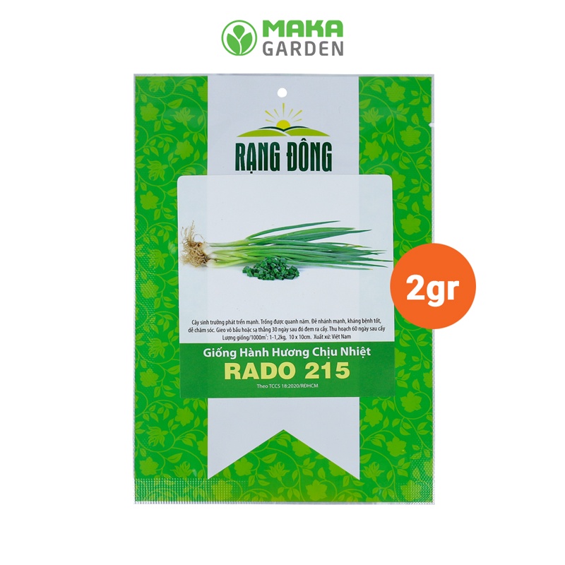 Hạt giống hành hương chịu nhiệt Rado 215