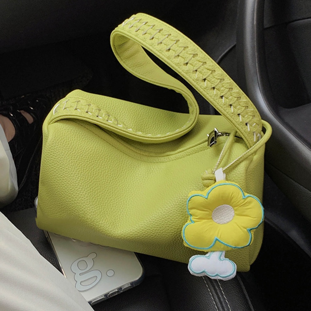 Có thể bán buôn Túi Xách Da PU Màu Trơn Kèm Móc Khóa Thời Trang Cho Nữ Ilikebag Hàng giao ngay