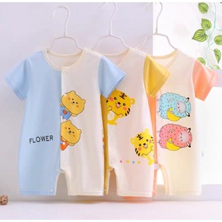 Quần áo trẻ em quần áo sơ sinh bé trai bé gái vải cotton mềm mại bodysuit cho bé mặc thoải mái in hình cực xinh