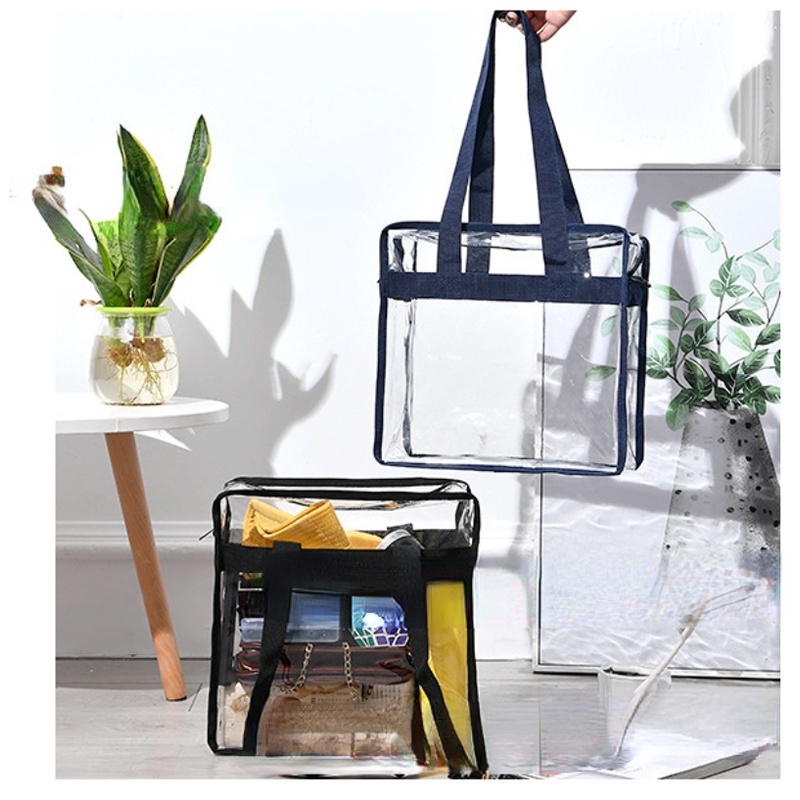 Túi Đựng Mỹ Phẩm Du Lịch Bằng PVC Trong Suốt Chống Thấm Nước Sức Chứa Lớn