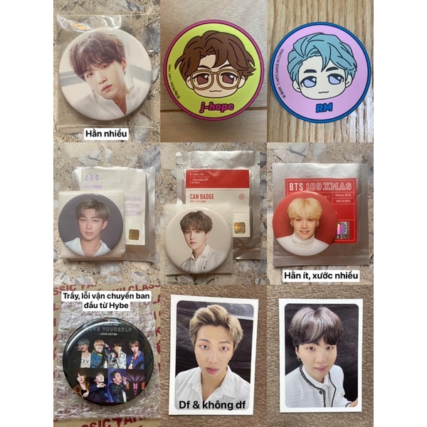 BTS OFFICIAL Merch, Goods, Photocard,... Hình ảnh chính thức giá rẻ