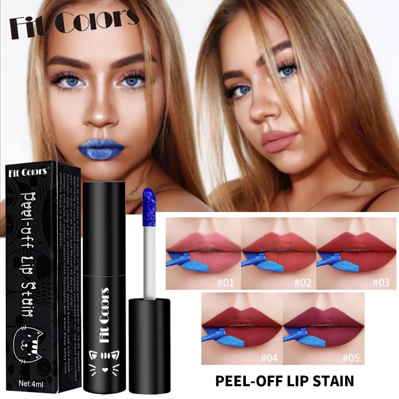 Son Môi Dạng Lột Chống Thấm Nước Lâu Trôi Với 5 Màu Sắc Tự Nhiên Tùy Chọn