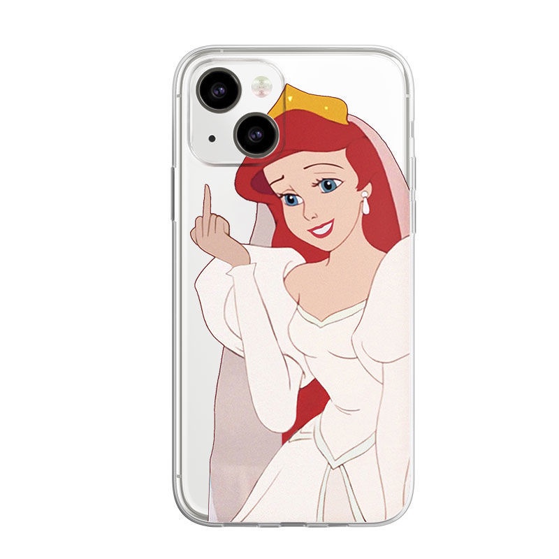 Ốp Điện Thoại In Hình Công Chúa Disney Cho IPhone 6 6S 11 7 8 Se 2020 X XR XS Plus 12 13 14 PRO mini MAX