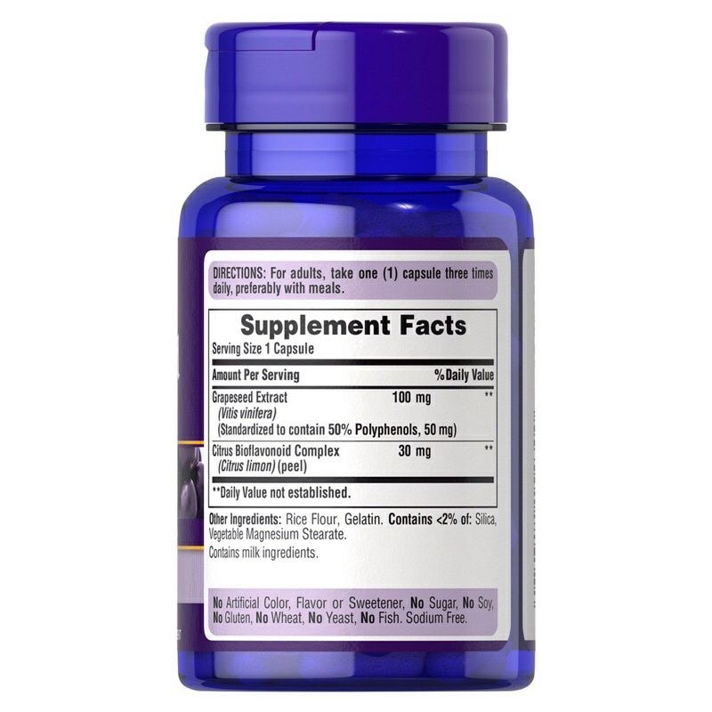 Viên uống đẹp da, chống lão hoá Grapeseed Extract 100mg