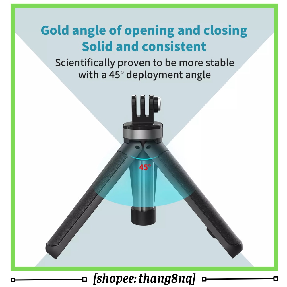Gậy tripod MT-09 Telesin, tripod nhỏ gọn cho gopro, action cam