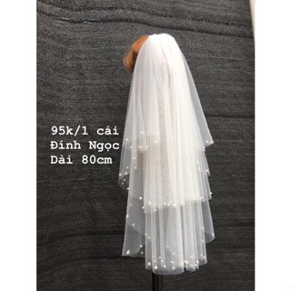 Lúp von cô dâu, lúp 2 lớp dài hơn 1m đính ngọc