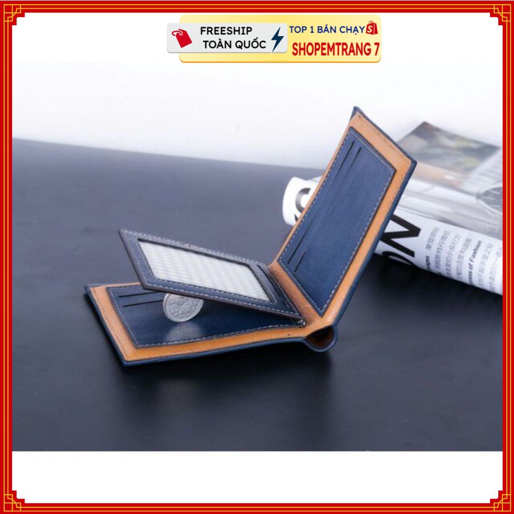 HÀNG HIỆU [FREESHIP 50K] Bóp Nam - Ví nam Carrken thời trang siêu xịn phong cách trẻ sành điệu nam tính nhập chính hãng