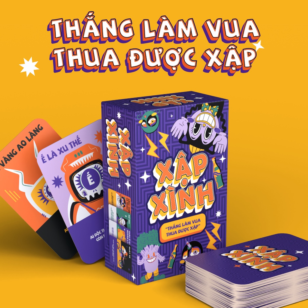 Giờ Ra Chơi| XẬP XÌNH - Quẩy tới bến | Drinking game, board game, game thẻ bài | Boardgamevn