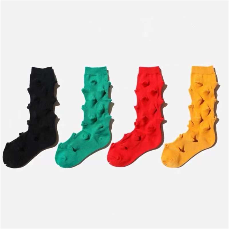 XIXI Tất Chân Cotton Họa Tiết Nhím 3D Thời Trang Cho Nữ